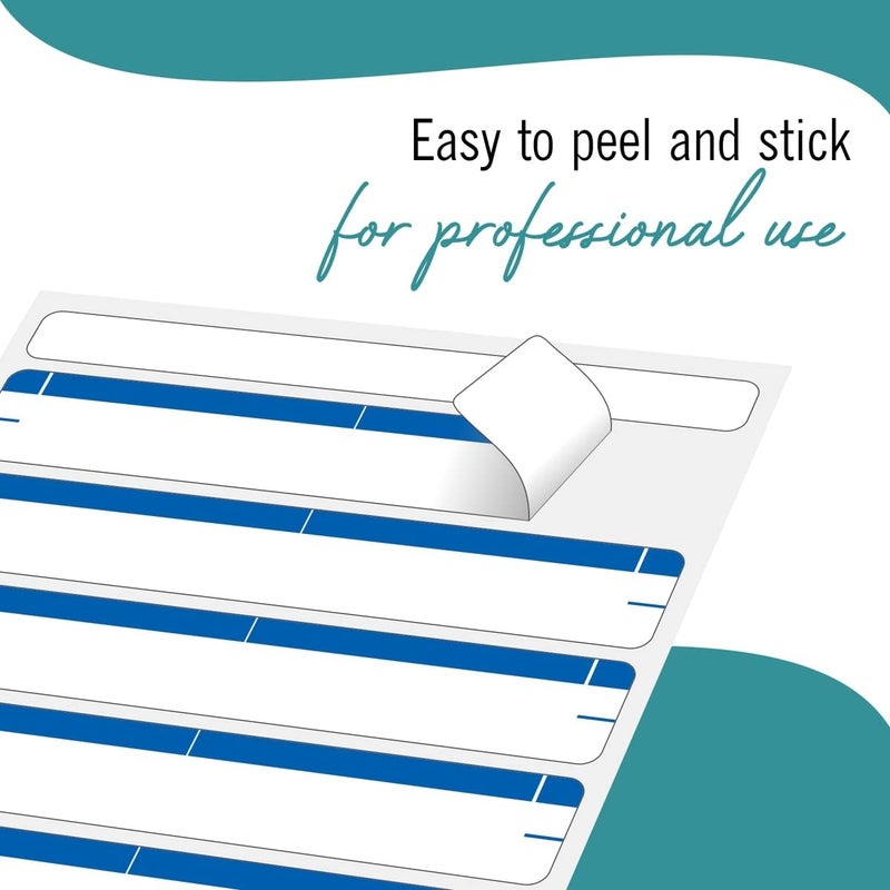 EXTRIC File Folder Labels 28 Sheets Light Blue File Labels a Total of 252 File Labels for File Folders - Image 4